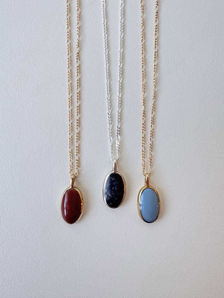 Seed Token Necklace for wholesale by Sarah Safavi Jewelry