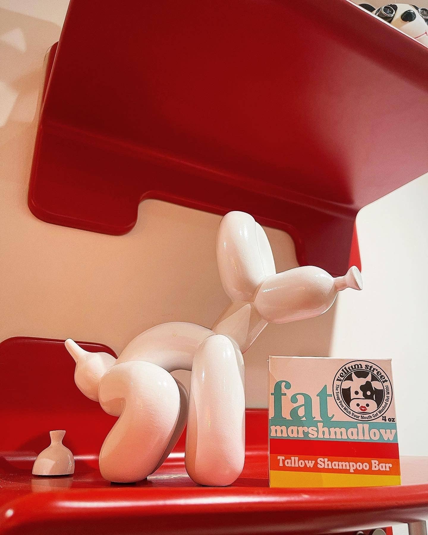 Vellum Street – Großhandel Shampoo-Puck/festes Shampoo – Fat Marshmallow Shampoo Bar – natürliche Haarseife ohne Kokosöl5