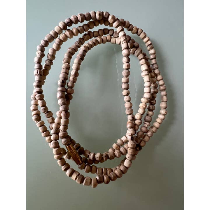 Perline da collo Tulasi piccole 2 rotonde per la vendita all'ingrosso da parte di Pure Incense