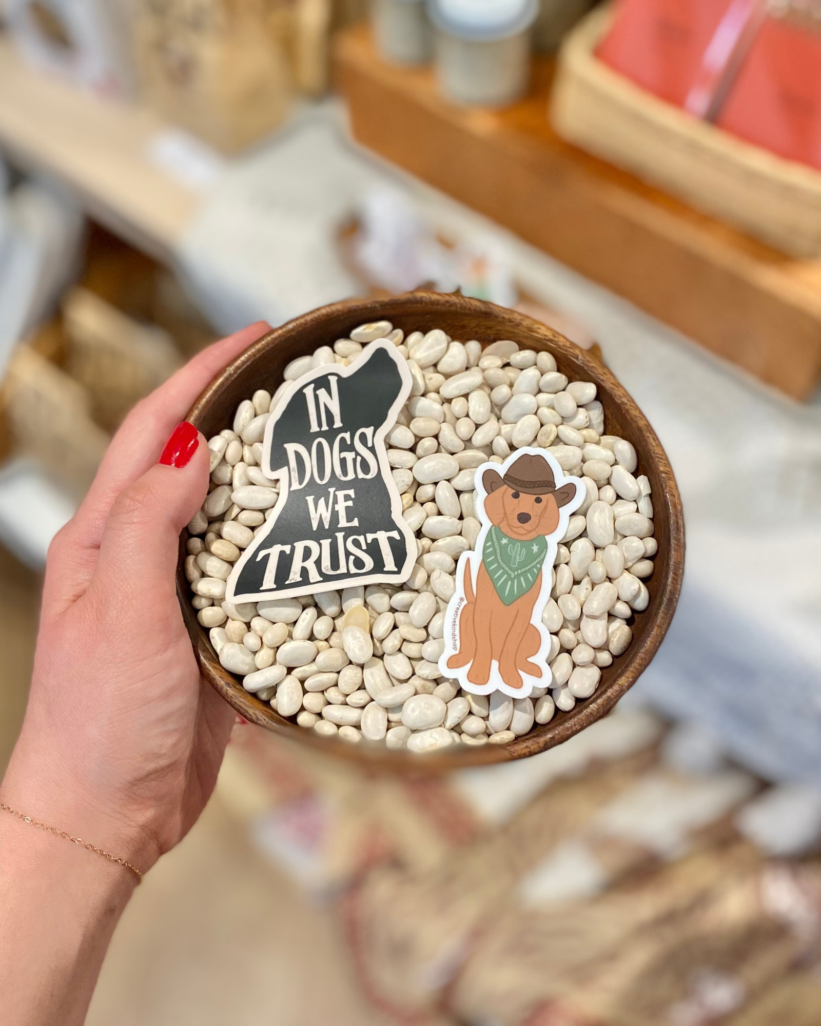 Creative Kind - Wholesale Sticker - Dog Sticker – In Dogs We Trust Vinyl Sticker2