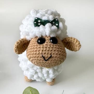 Crochet Irish Sheep for wholesale by THE CROCHET DOLLS LIMITED