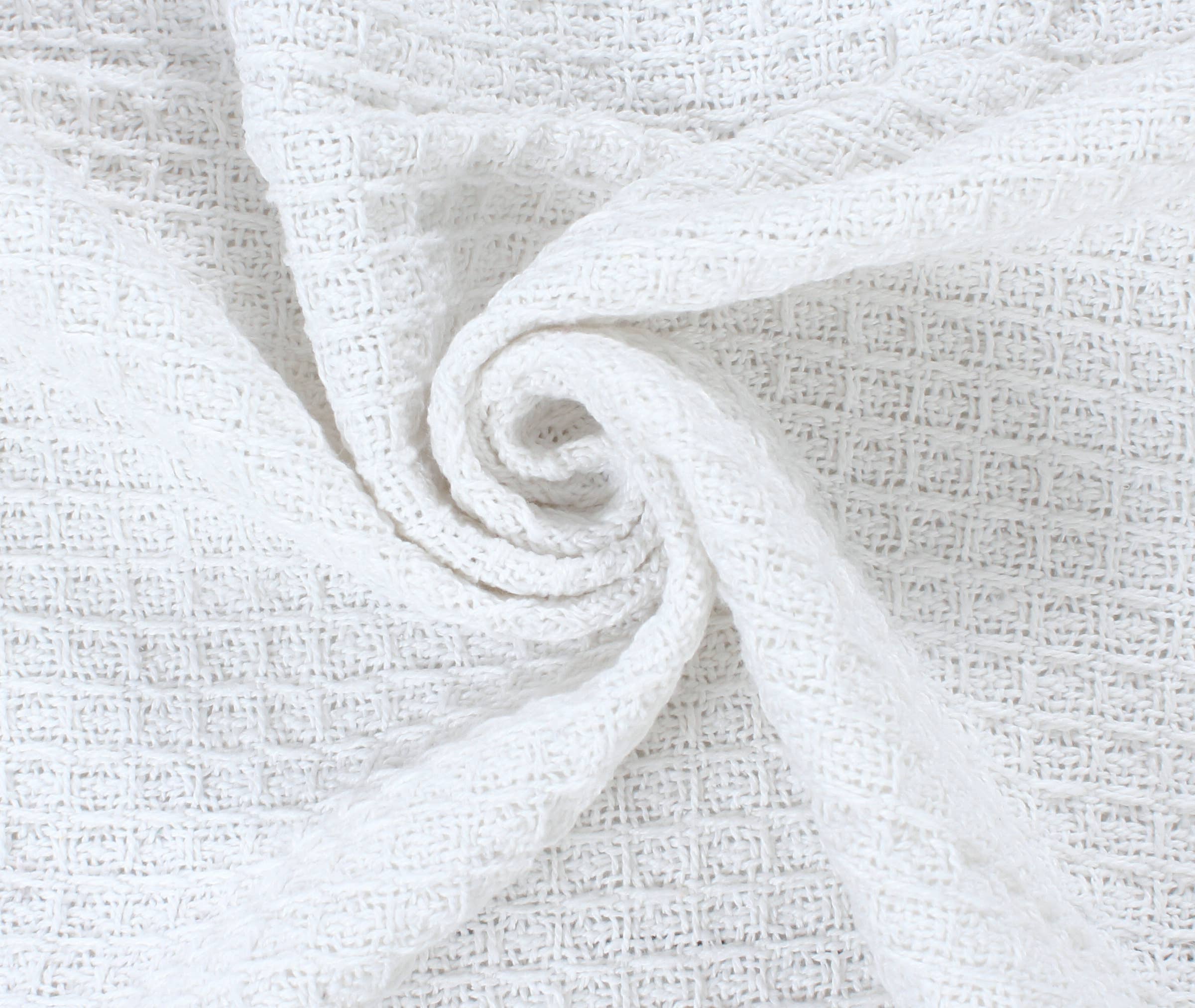 Fabstyles - Vendita all'ingrosso Plaid - Plaid in cotone di alta qualità con motivo a nido d'ape Fabstyles7