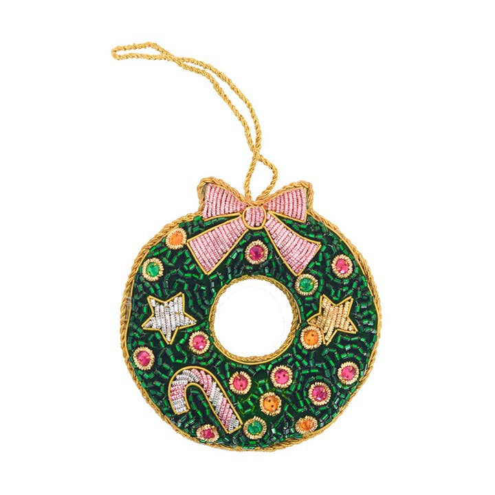 Christmas Wreath Ornament for wholesale by Jollity & Co. + Daydream Society