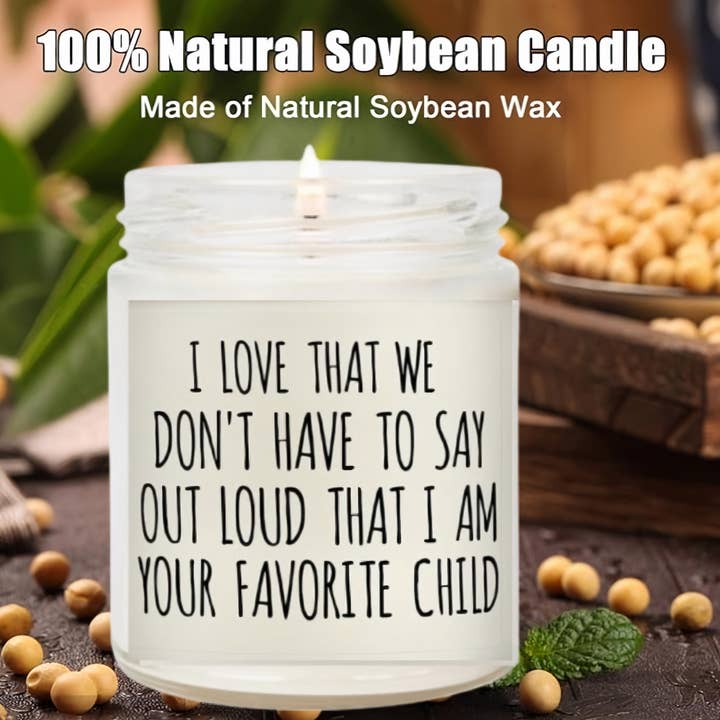 Lovery - Wholesale Jar/Filled Candle - Vanilla Scented Soy Wax Candle, 10oz