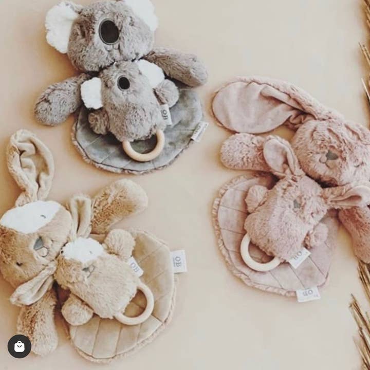 OB - Wholesale Handheld Rattle - Baby - Kate Pink Koala Soft Rattle Toy 6.8"/17cm ON SALE
