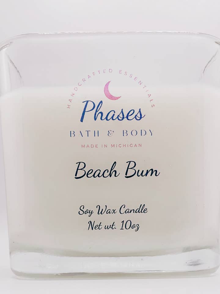 Strand Bum Soy Candle - 10 oz krukke for engroshandel hos Phases Bath & Body