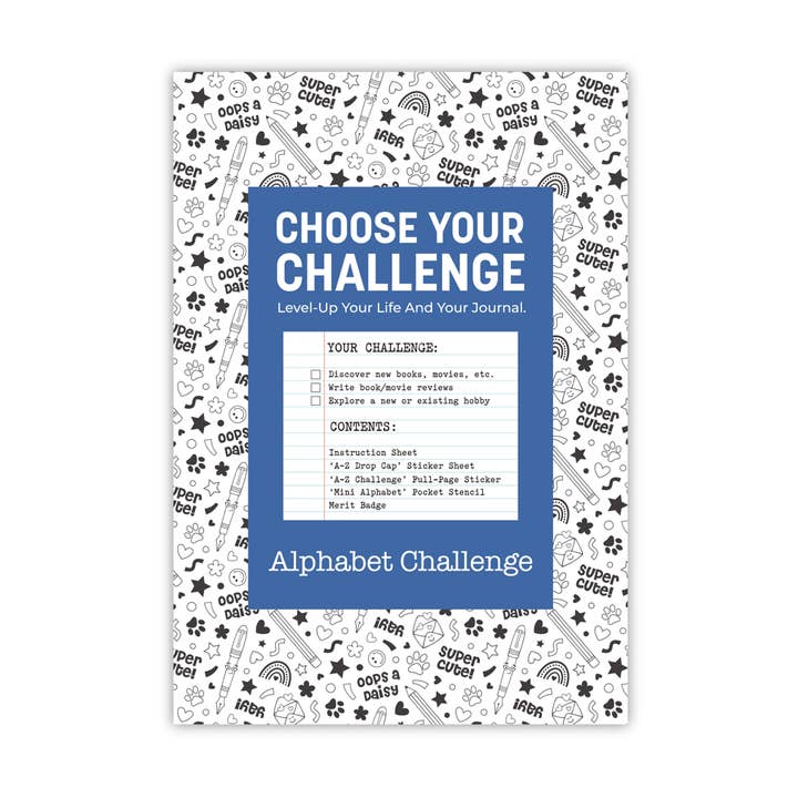 Kit de Diario del Desafío del Alfabeto - Elige Tu Desafío para venta al por mayor de Oops a Daisy UK Ltd