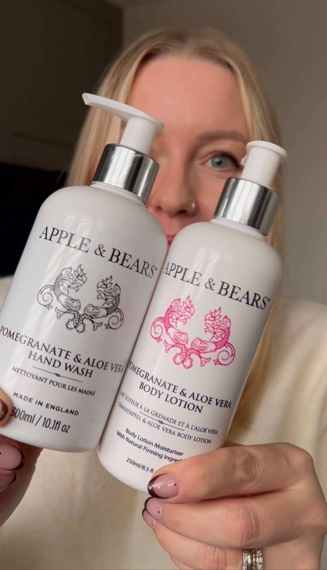 APPLE & BEARS - Vente Set de bain et corps - Coffret cadeau luxe grenade et aloe vera5