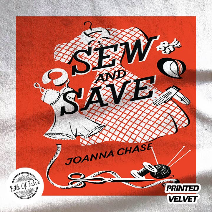 Panneau en tissu imprimé Sew And Save Joanna Chase pour la vente par Hills Of Fabric