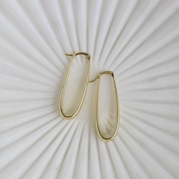 Boutique Suarez Co. - Wholesale Hoop Earrings - Elongated Hoops2