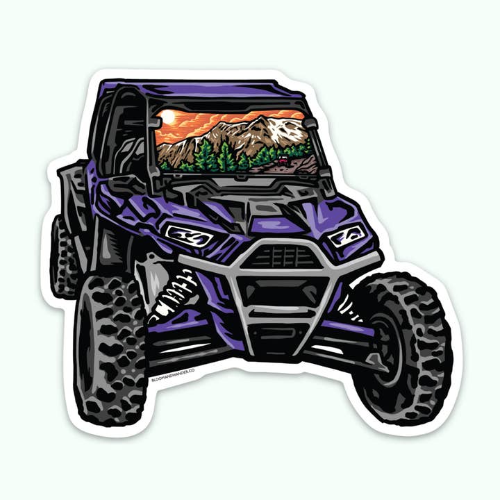 ATV Stickers | Off Road 4x4 |Camping Outdoor Vacation Summer for wholesale by Bloom & Wander
