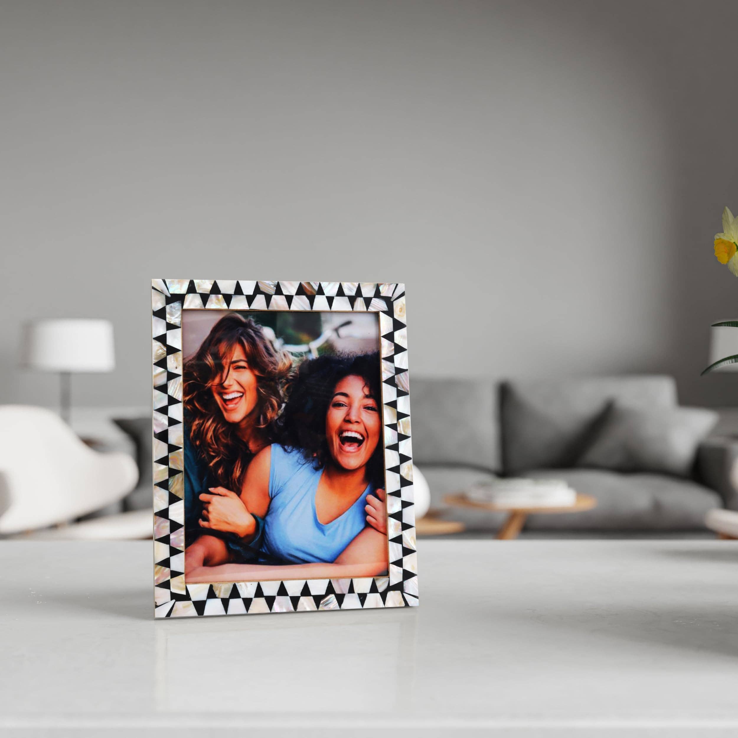 Handicrafts Home - Wholesale Picture Frame - Picture Frame Pearlescent Flash Mother of Pearl, 3 Sizes12