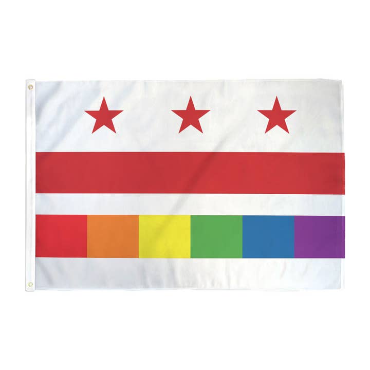 Washington DC Pride Flag for wholesale by Flags For Good