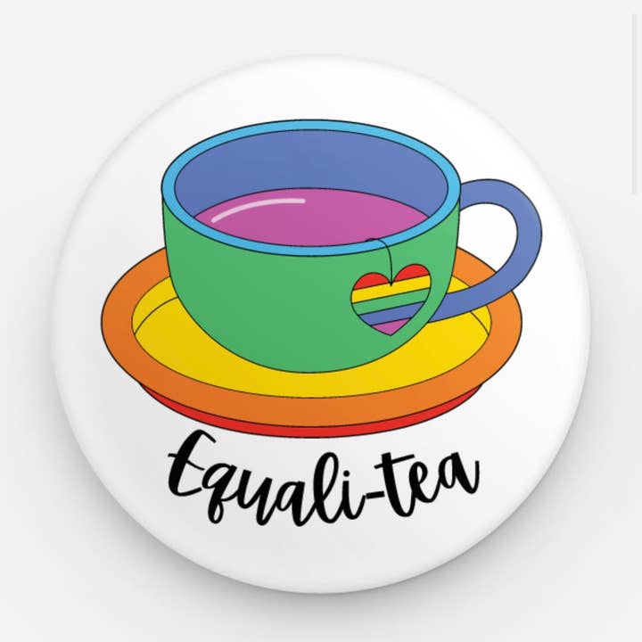 Equali-Tea Pin for wholesale by Xan | Art