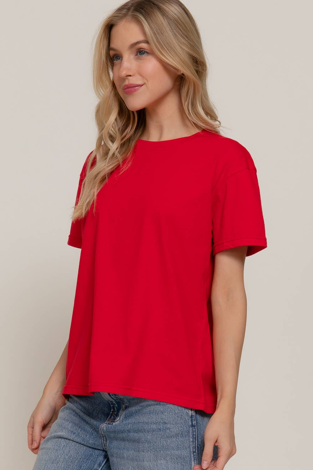 Active Basic | Active USA – wholesale Knit top – Women's – Short Sleeve Round Neck Tee40