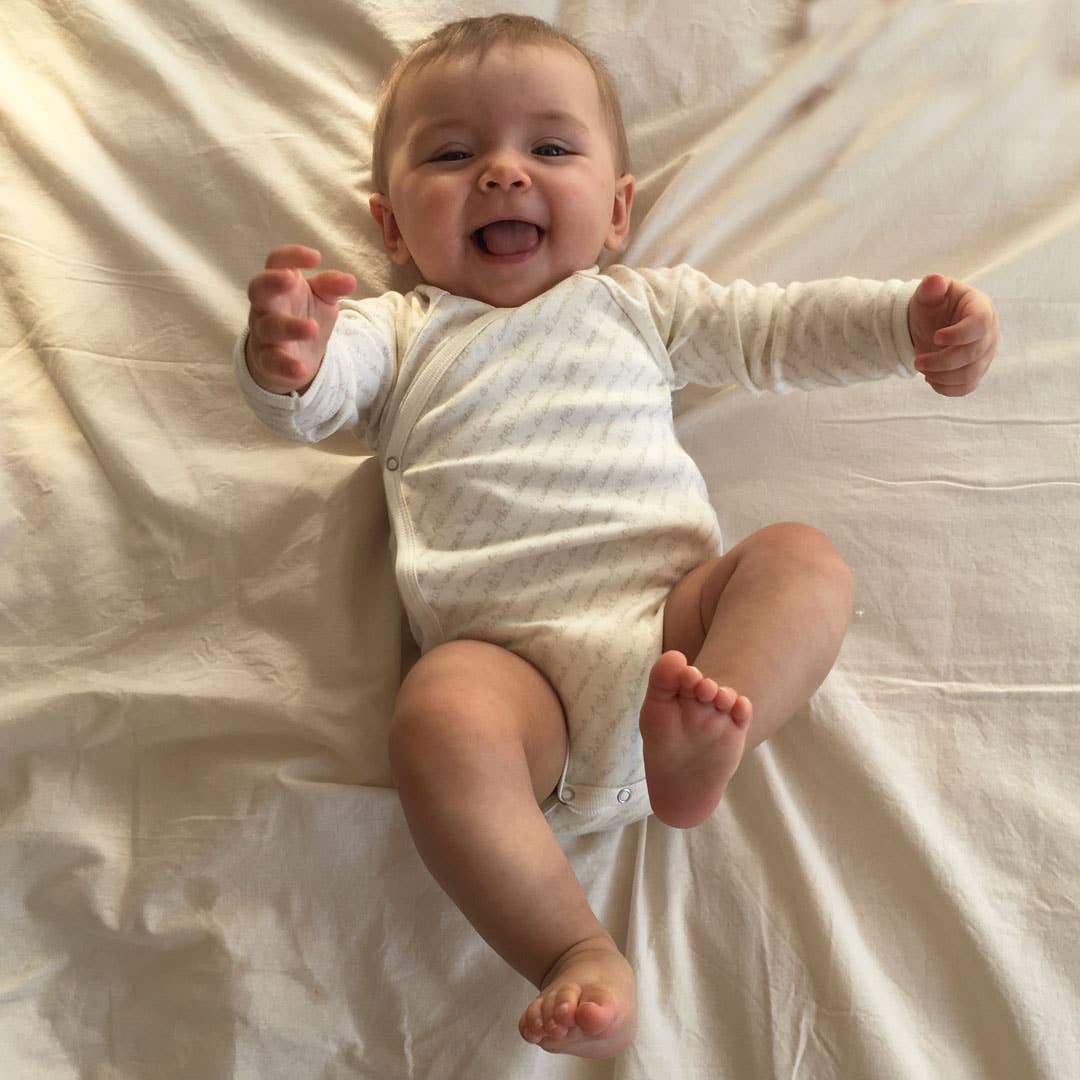 Aiméodore – Bodysuit - Bebé por atacado – Corpo do invólucro impresso0