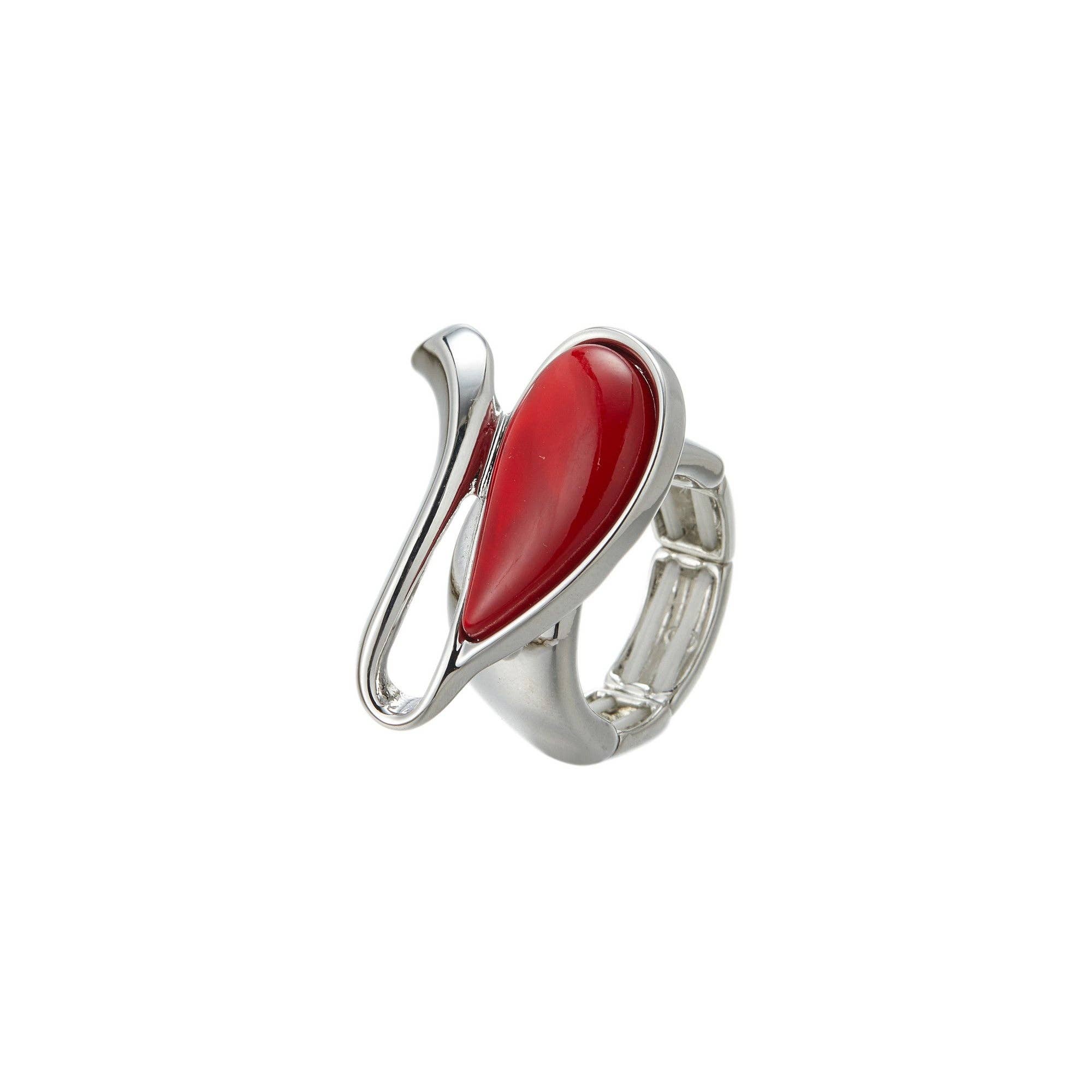 BELLE MISS - Wholesale Cocktail/Statement Ring - Ellenita elastic ring4