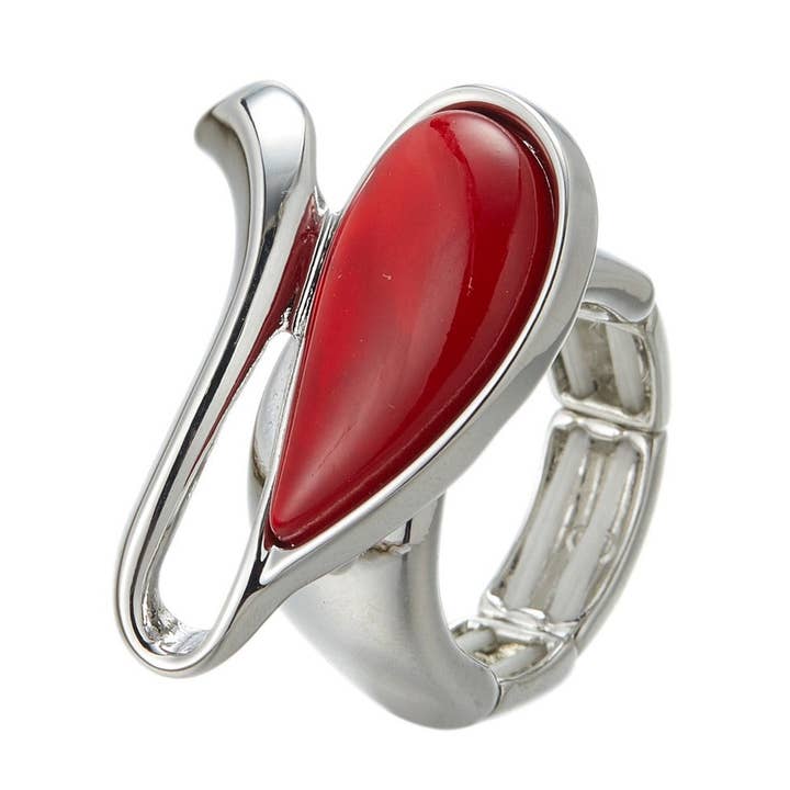 BELLE MISS - Vente Bague de cocktail/de cérémonie - Bague élastique Ellenita4