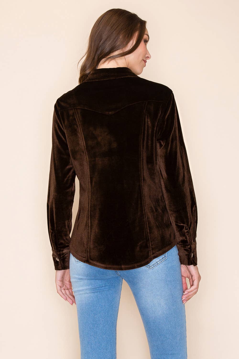 W.A.Y. --Wonderful And Young - Wholesale Shirt - Women's - W.A.Y VELVET SHIRT22