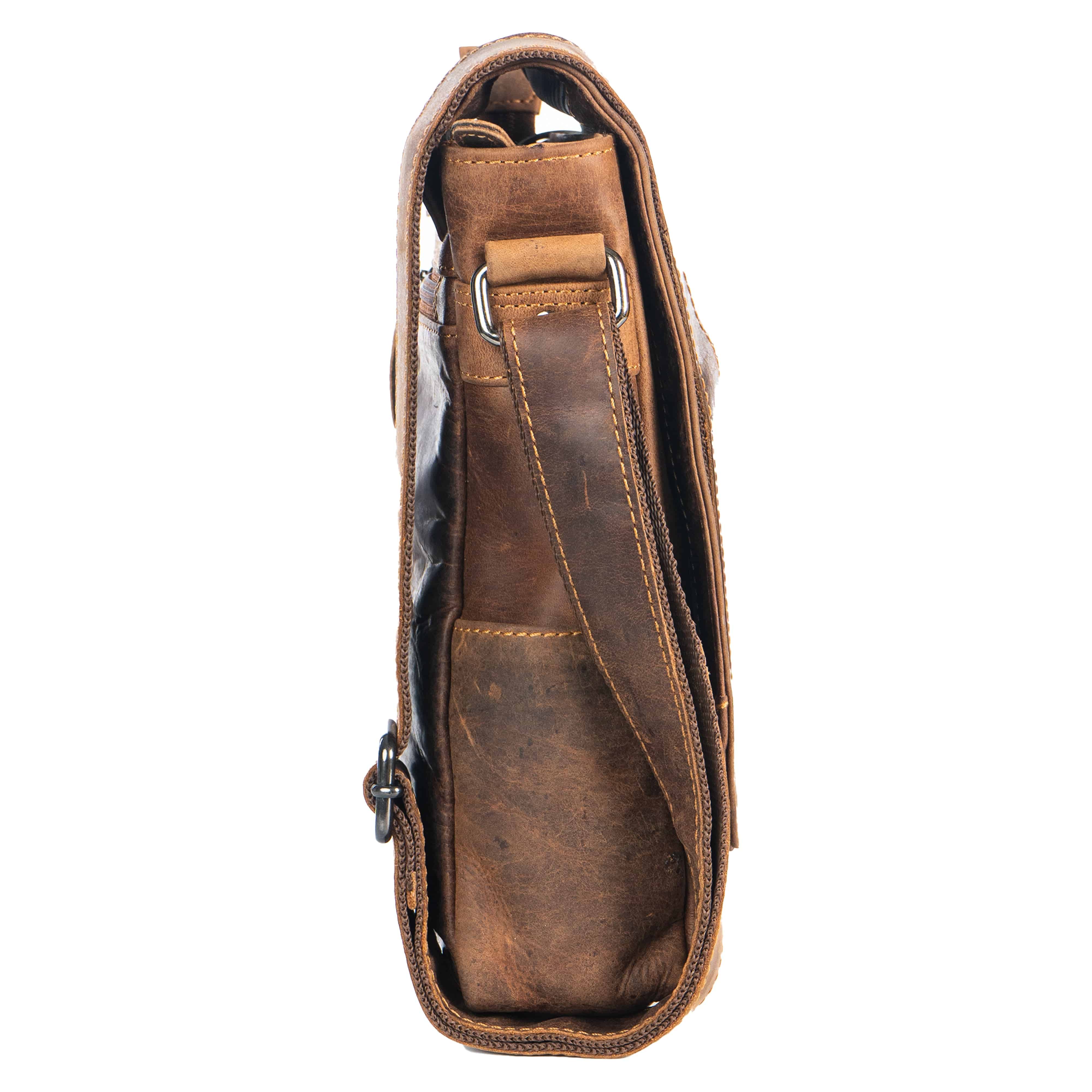 Greenwood Leather - Wholesale Messenger Bag - Unisex - Henry Unisex Mini-Messenger Bag11