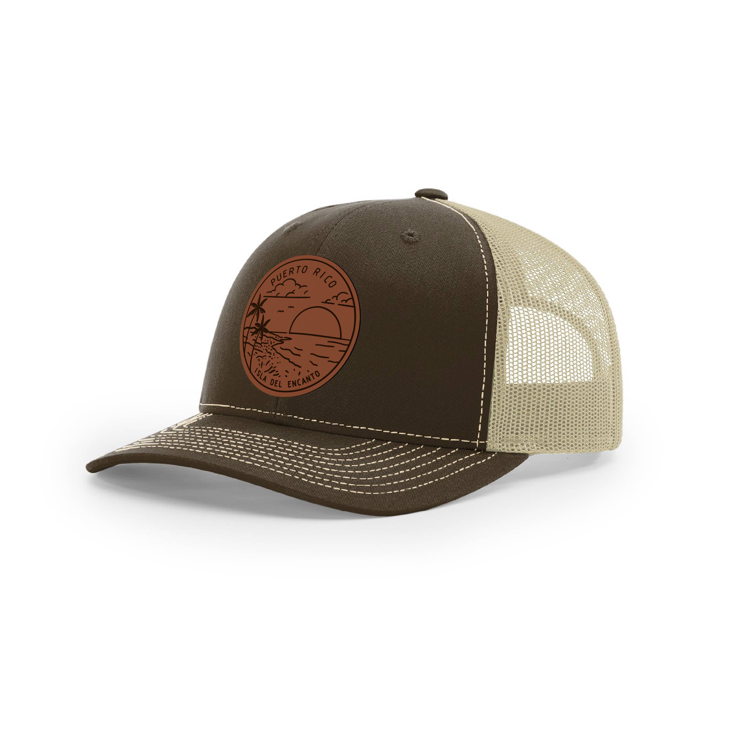 Albion Mercantile Co. - Wholesale Trucker Hat - Unisex - Puerto Rico Hat | Leather Patch Hat | Trucker Hat6