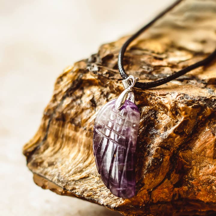 Mindful Living Co. - Wholesale Jewelry - Men's - Crystal Rope Cord Necklaces – 4 Symbolic Shapes2