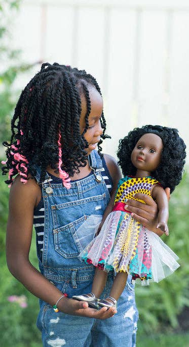 Ikuzi Dolls - Wholesale Doll - Kids - A Dark Brown Skin Tone Doll2