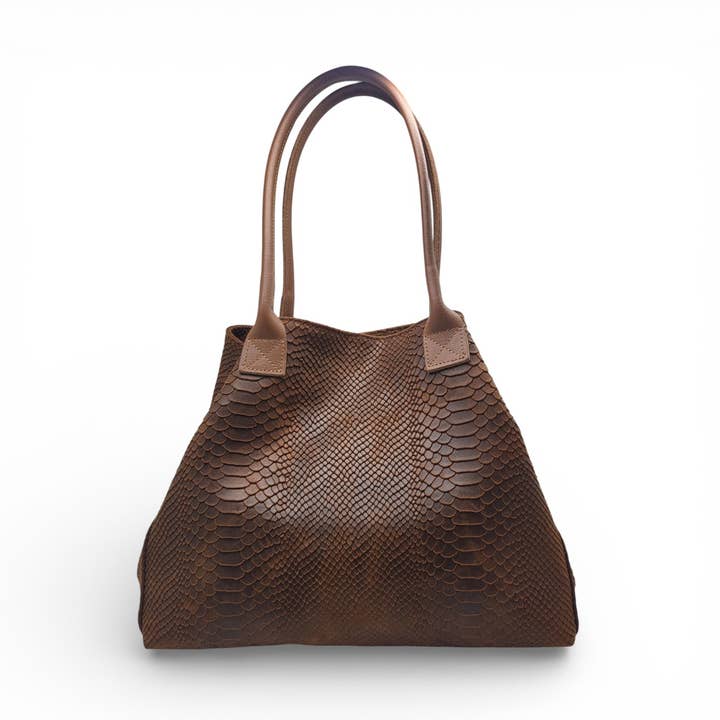 Brun LOLA Läderväska för wholesale av ZEEN