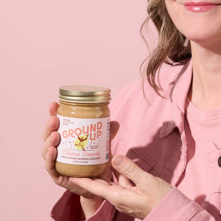 Ground Up - Wholesale Nut Butter - 12oz - Classic Smooth