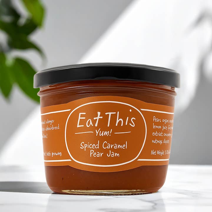 Confiture de poires au caramel épicé pour la vente par Eat This Yum