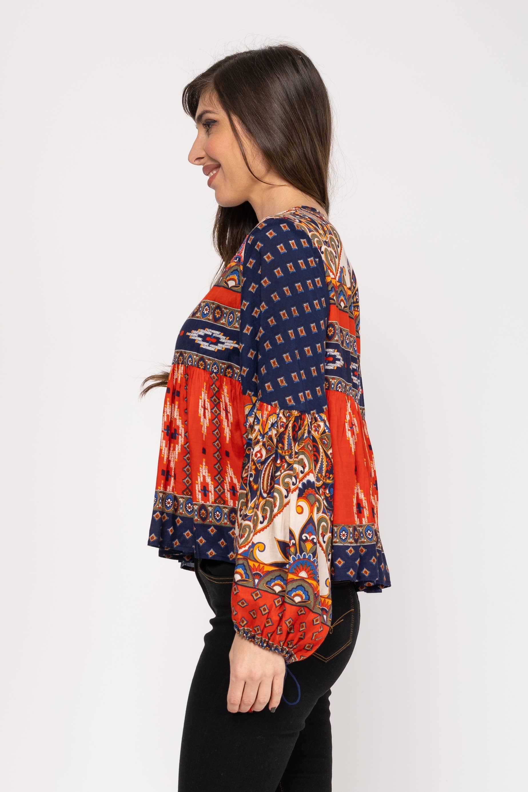 red Blouse PR8131B for wholesale on Faire1