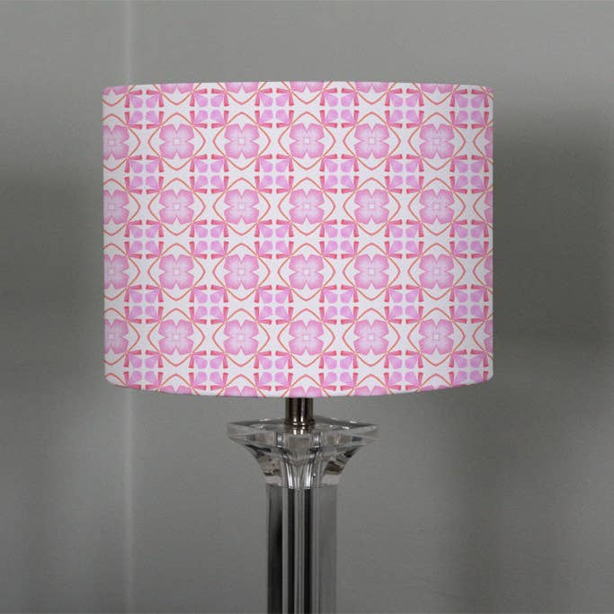 Benjamin Tate Design - Venta al por mayor Mamparas - Diseño veraniego boho chic sublime naranja (Pantalla de techo y lámpara)2