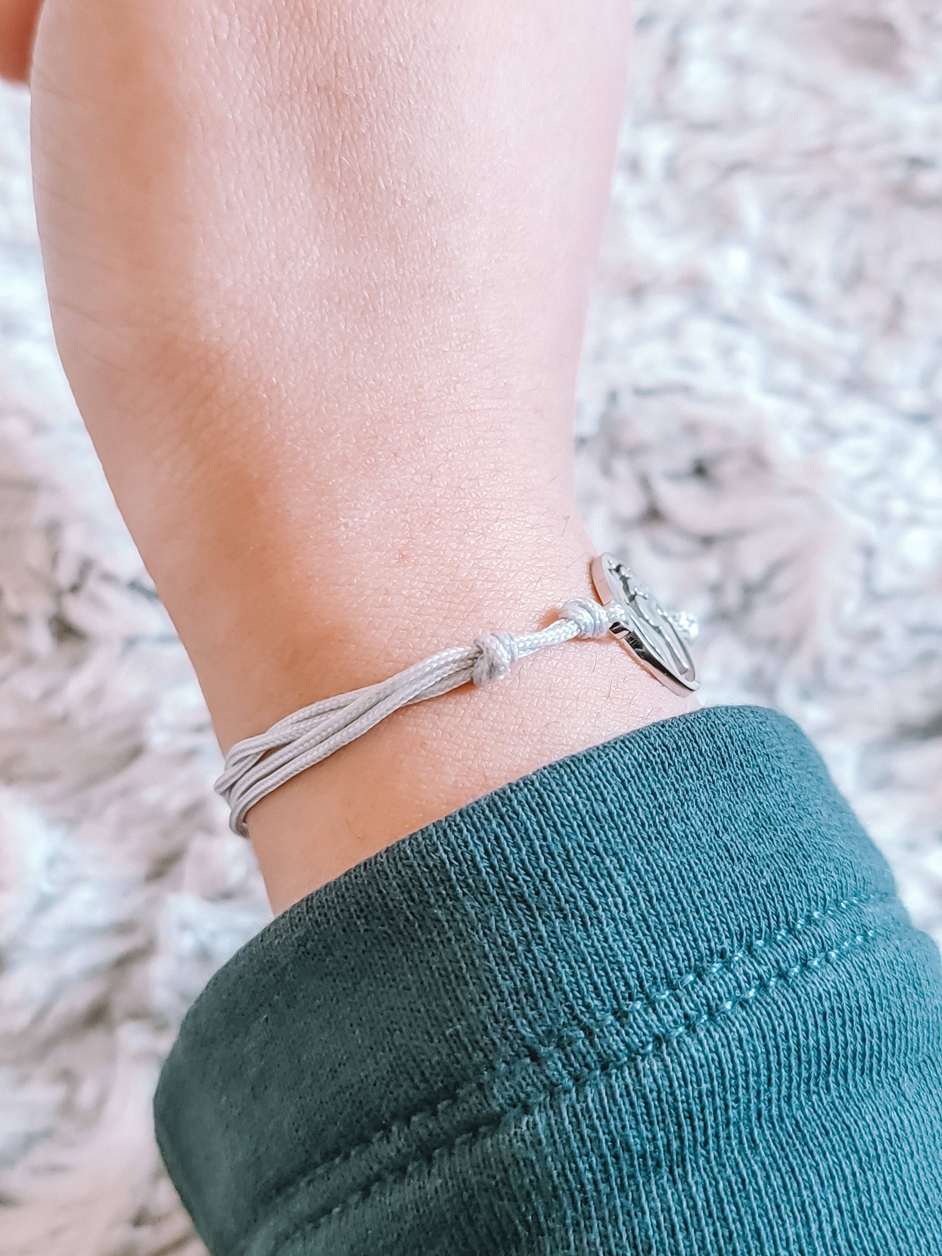 Infinery - Wholesale Charm/Dangle Bracelet - Stainless Steel Airplane Word Map Bracelet3