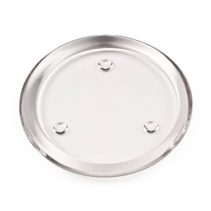 prato de vela, redondo, vidro 11,5 cm por atacado de Pajoma