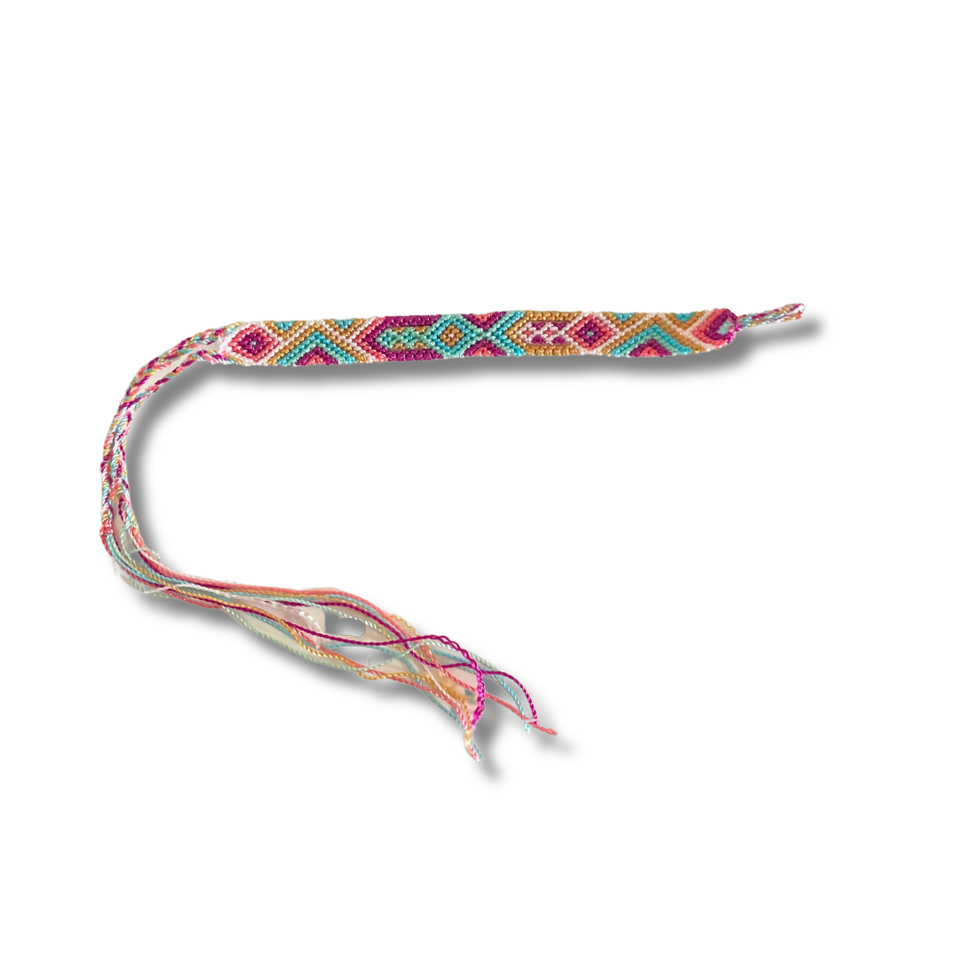 Lumily - Wholesale Woven/Braided Bracelet - Friendship Woven String Bracelet Small Macrame - Choose Color - Mexico20
