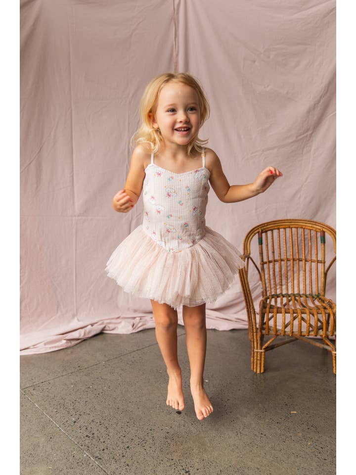 Pearson & Pearson - Wholesale Dress – Kids - Vintage Ballerina-Suzie Print1