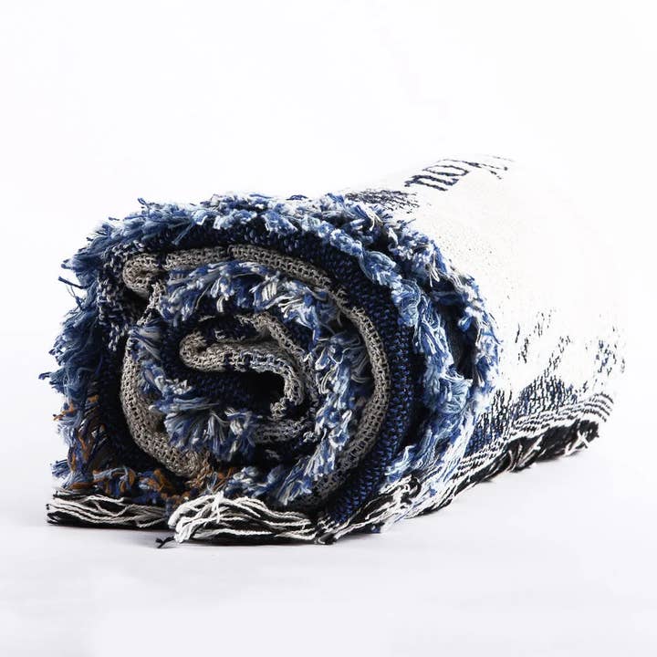 Swanson Christian Products - Wholesale Throw Blanket - Throw - The Lord Bless You - Blue - 50x602