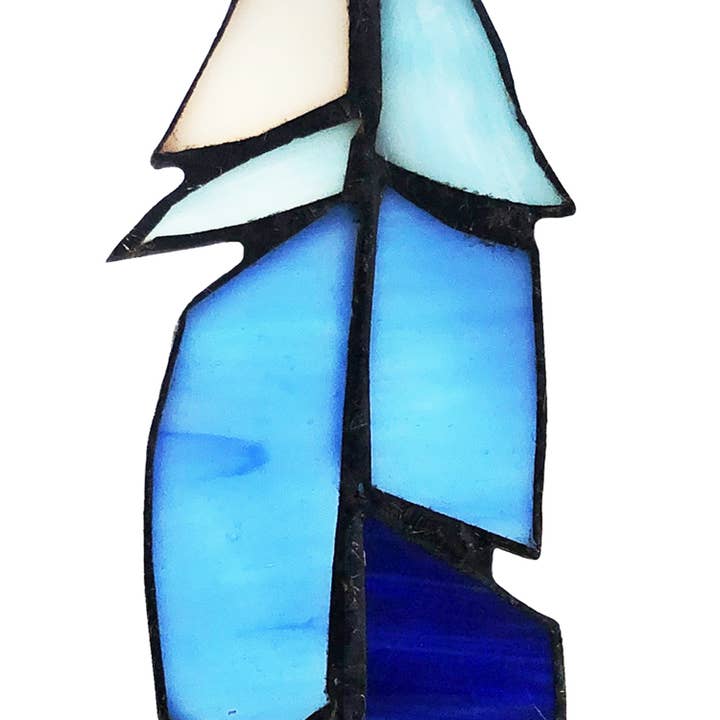 River of Goods - Wholesale Suncatcher - Set of 3 - 6"H Aleyna Multicolor Feather Window Panel7