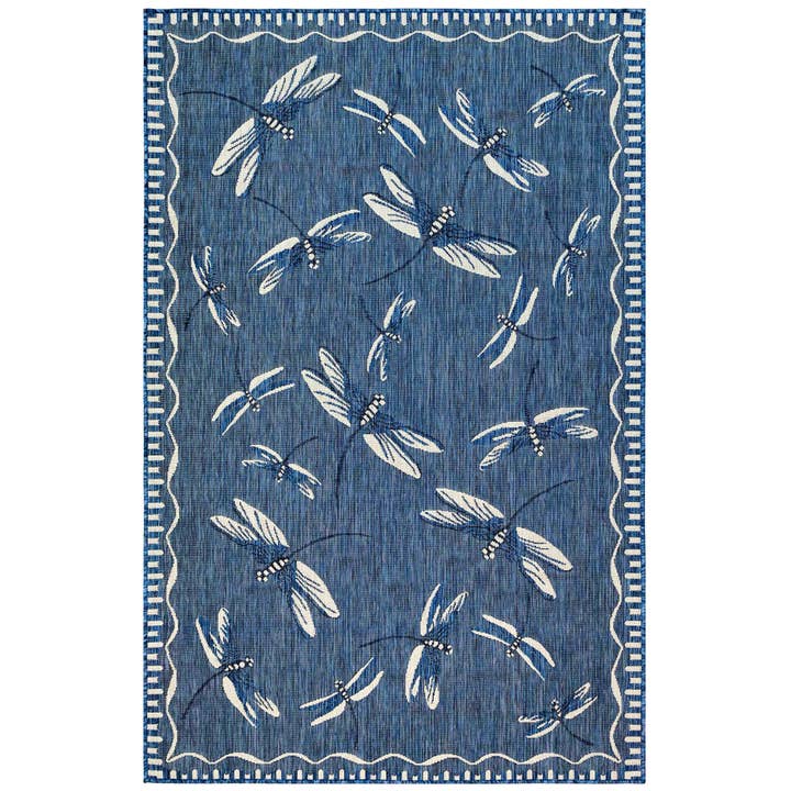 Carmel Dragonfly Indoor/Outdoor Rug for wholesale by Liora Manne