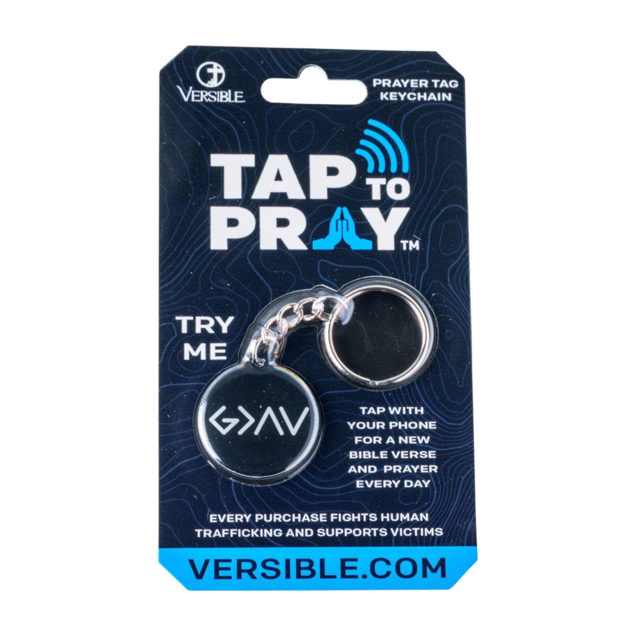 Versible - Wholesale Keychain - Unisex - Tap To Pray® Acrylic Keychain11