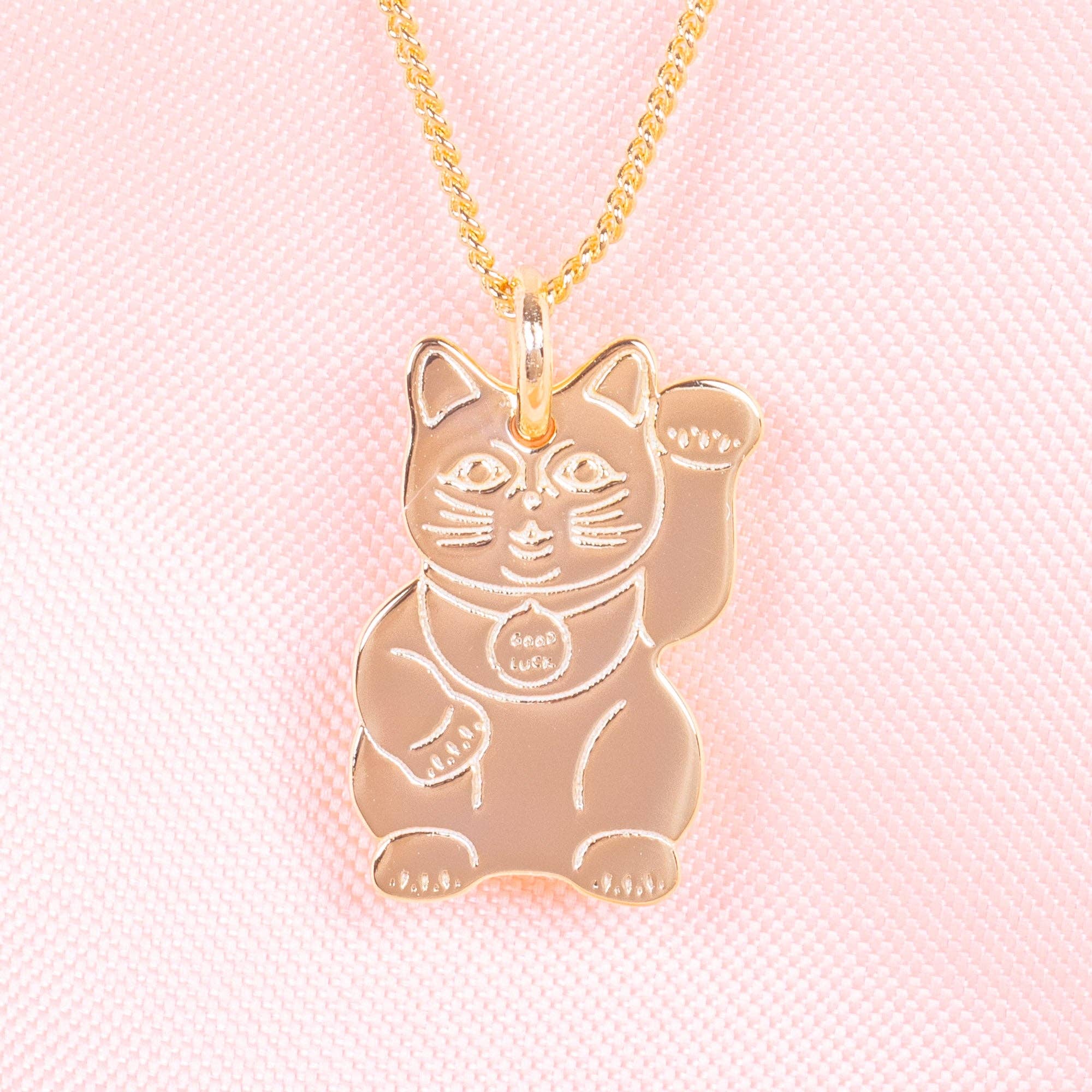 Frau Hansen - Wholesale Pendant/Charm Necklace - Lucky Cat Necklace (pack of 4 pieces)6