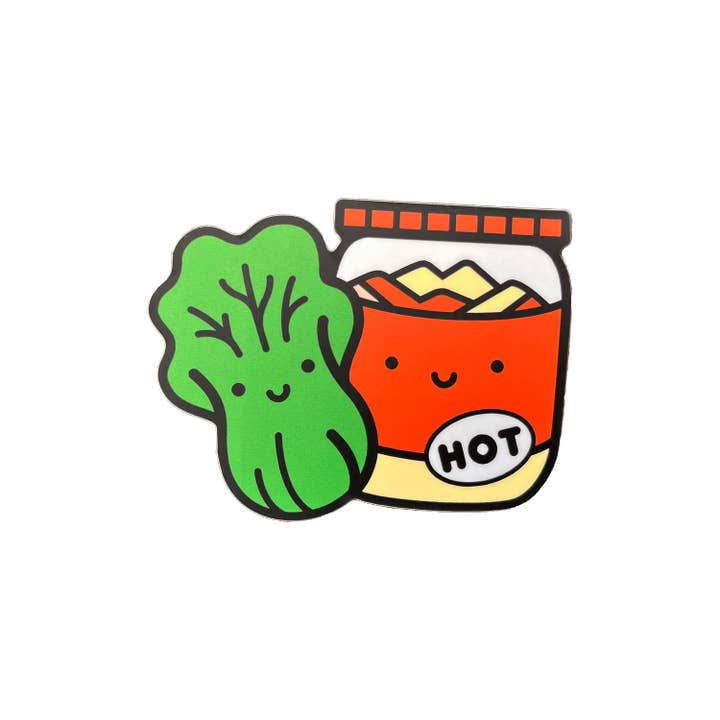 Adesivo in vinile Kimchi colorato per la vendita all'ingrosso da parte di Mochi Kids