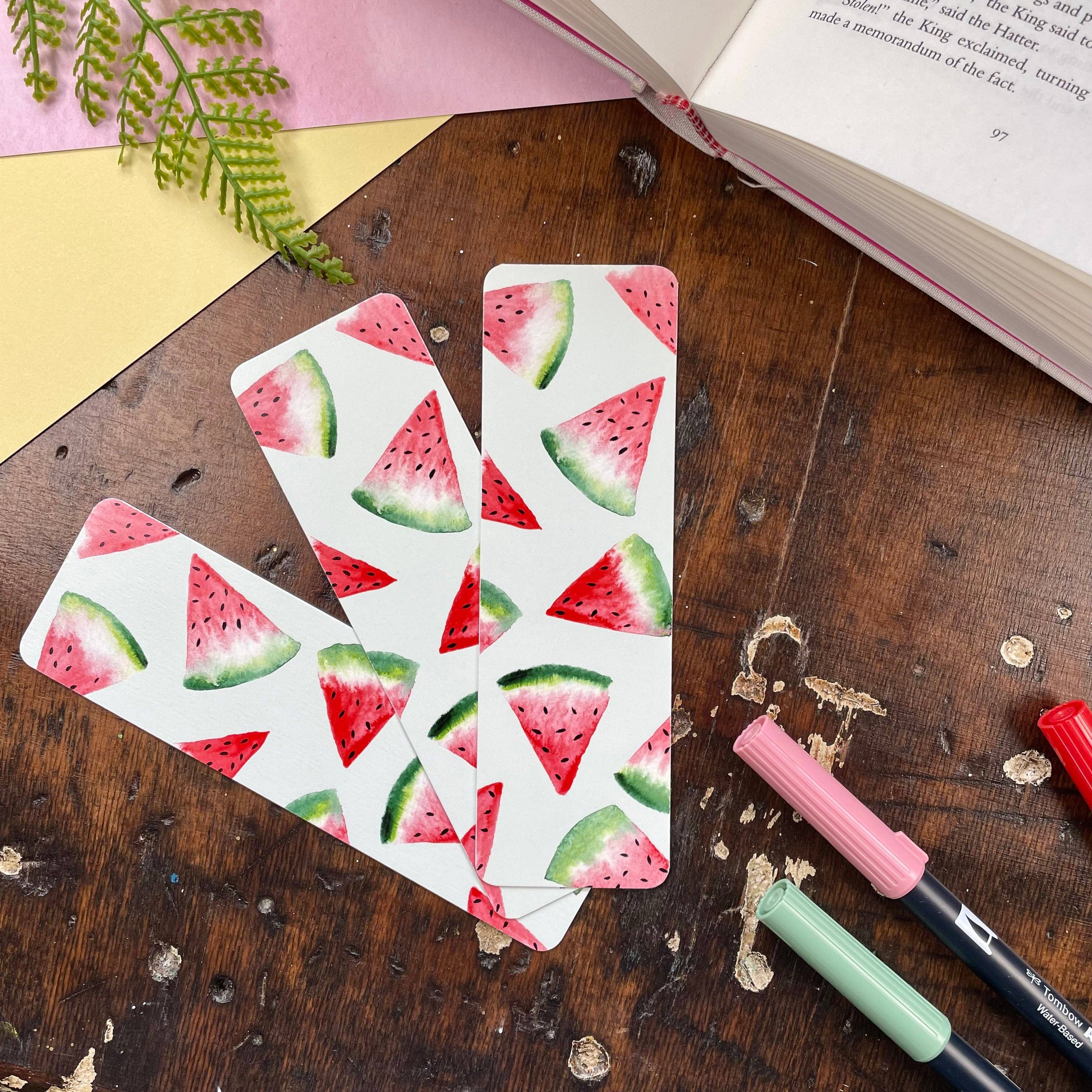 The Unrefined Crafter - Wholesale Bookmark - Watermelon Bookmark1