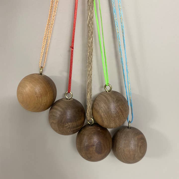 WoodCraftHaven – Engroshandel Pyntetallerken/skål – Trækuglesæt (5 stk) med Bøgkop Eg, Kirsebær, Ask Valnød 6