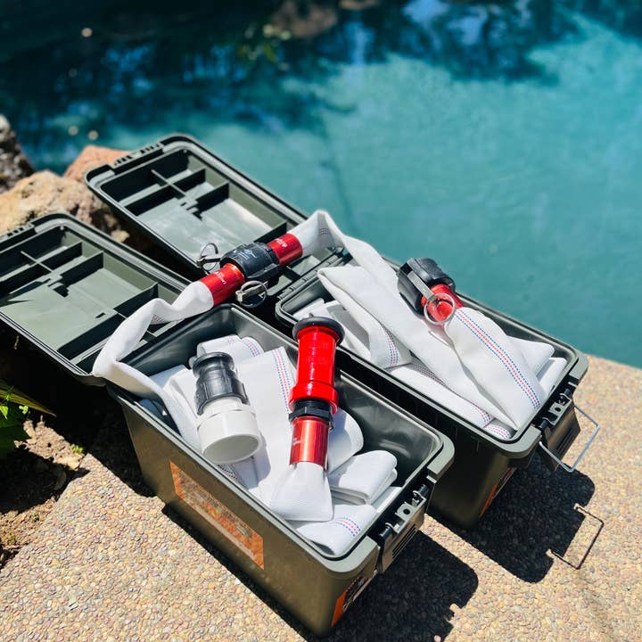 FireFighter1 - Wholesale Sporting Accessories - 50ft FireFighter1 Fire Hose For Quick Pool Water Access6