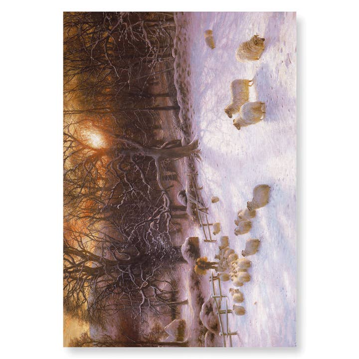 THE SHORTENING WINTER’S DAY IS NEAR CLOSE (1903): 2xPrints for wholesale by Ezen Trade