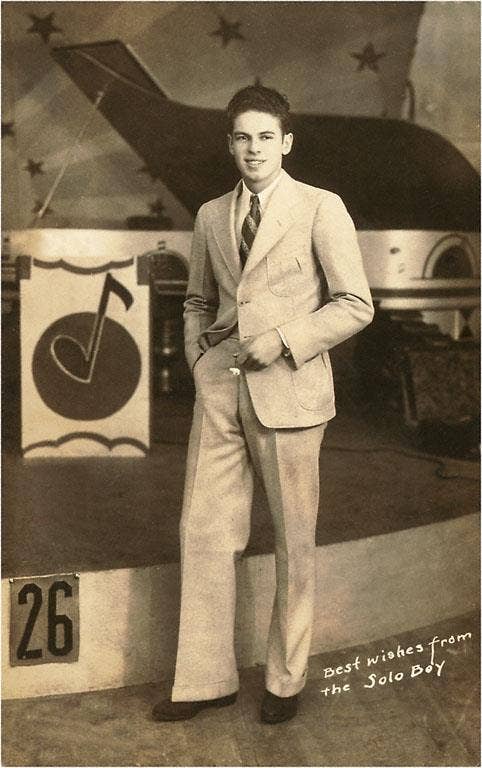 Found Image Press - Wholesale Stationery/Notecard Set - Greeting Card AP-75 Solo Boy Band Performer0