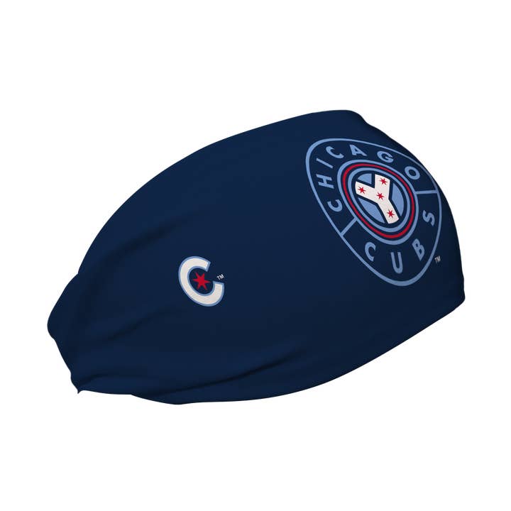 Cubs Cooling Headband: City Connect Alt Logo for wholesale by Vertical Athletics