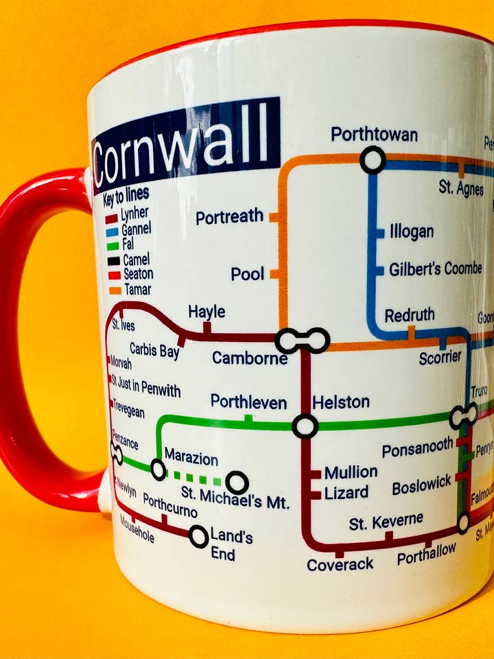 Cornwall Metro Mug for wholesale by Marbec Village
