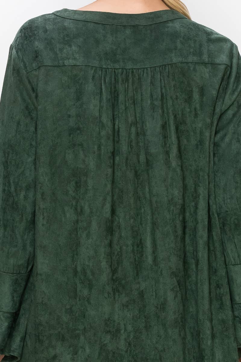 Joh Apparel - Wholesale Blouse - Women's - Abia Stretch Suede Top19